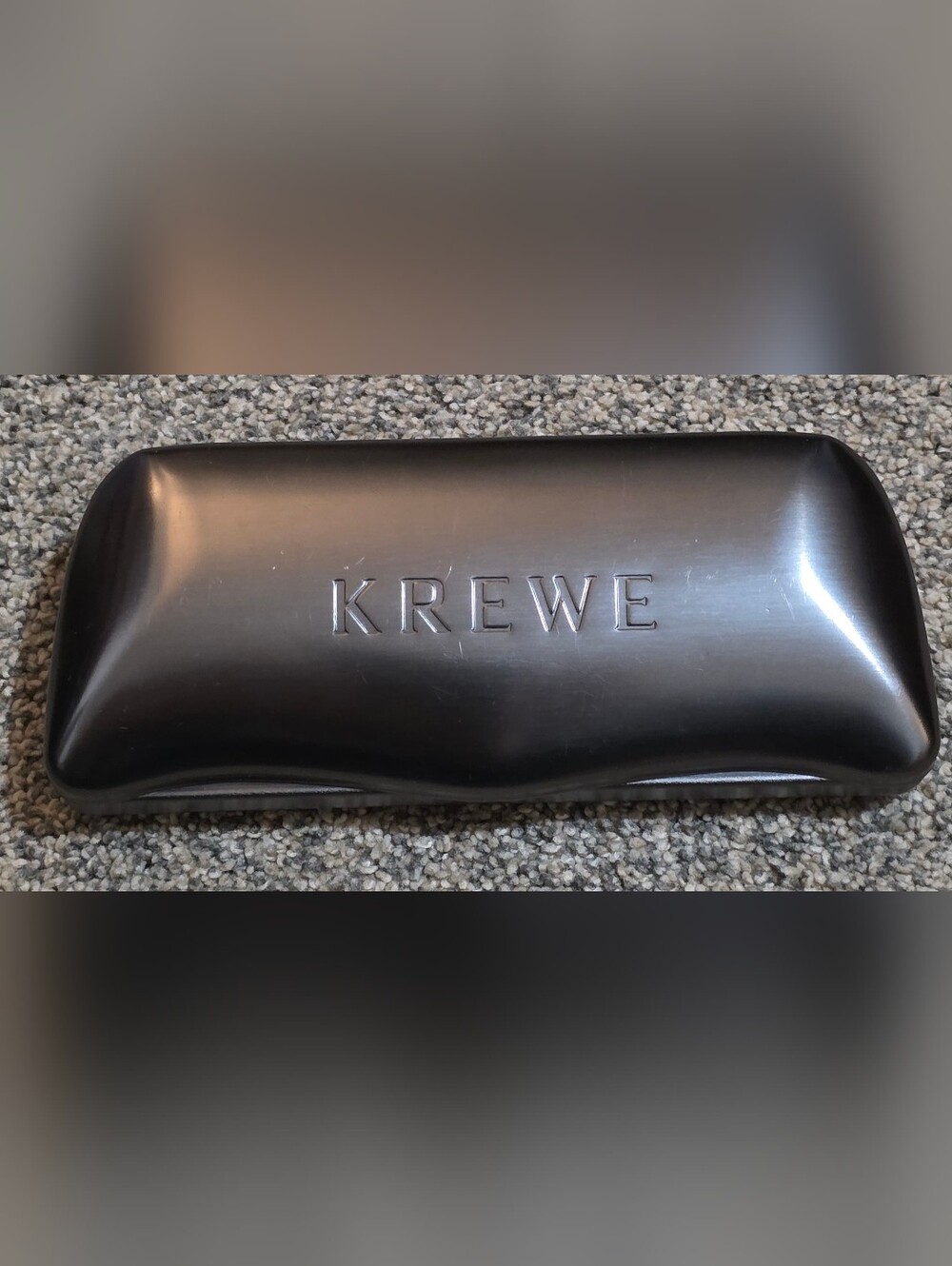 Krewe Black Sunglasses Case